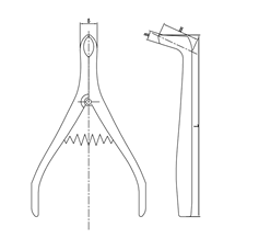 一次性使用鼻镜注册审查指导原则配图——直型检查鼻镜结构示意图