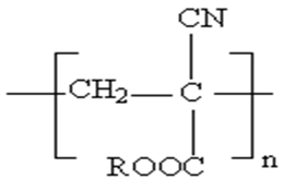 α-氰基丙烯酸酯类医用粘合剂单体结构式B
