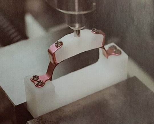 椎板固定板系统动静态压缩弯曲性能试验模型2示例图