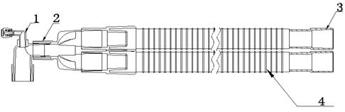 图2：双管路型麻醉机和呼吸机用呼吸管路