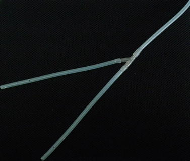 蘑菇头型一次性使用引流管示意图