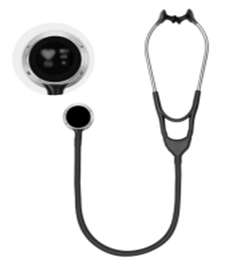 电子听诊器注册审查——具有传统听诊器外形的电子听诊器结构示意图