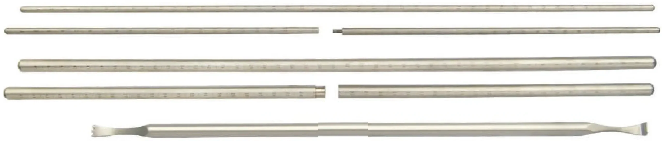 腹腔镜手术器械产品注册圆棒、量棒、引导棒示意图