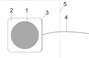 线缆式结构示例图 一次性使用心电电极注册