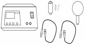 紫外治疗设备示意图（体表局部照射和体腔照射一体式设备） 紫外治疗设备注册