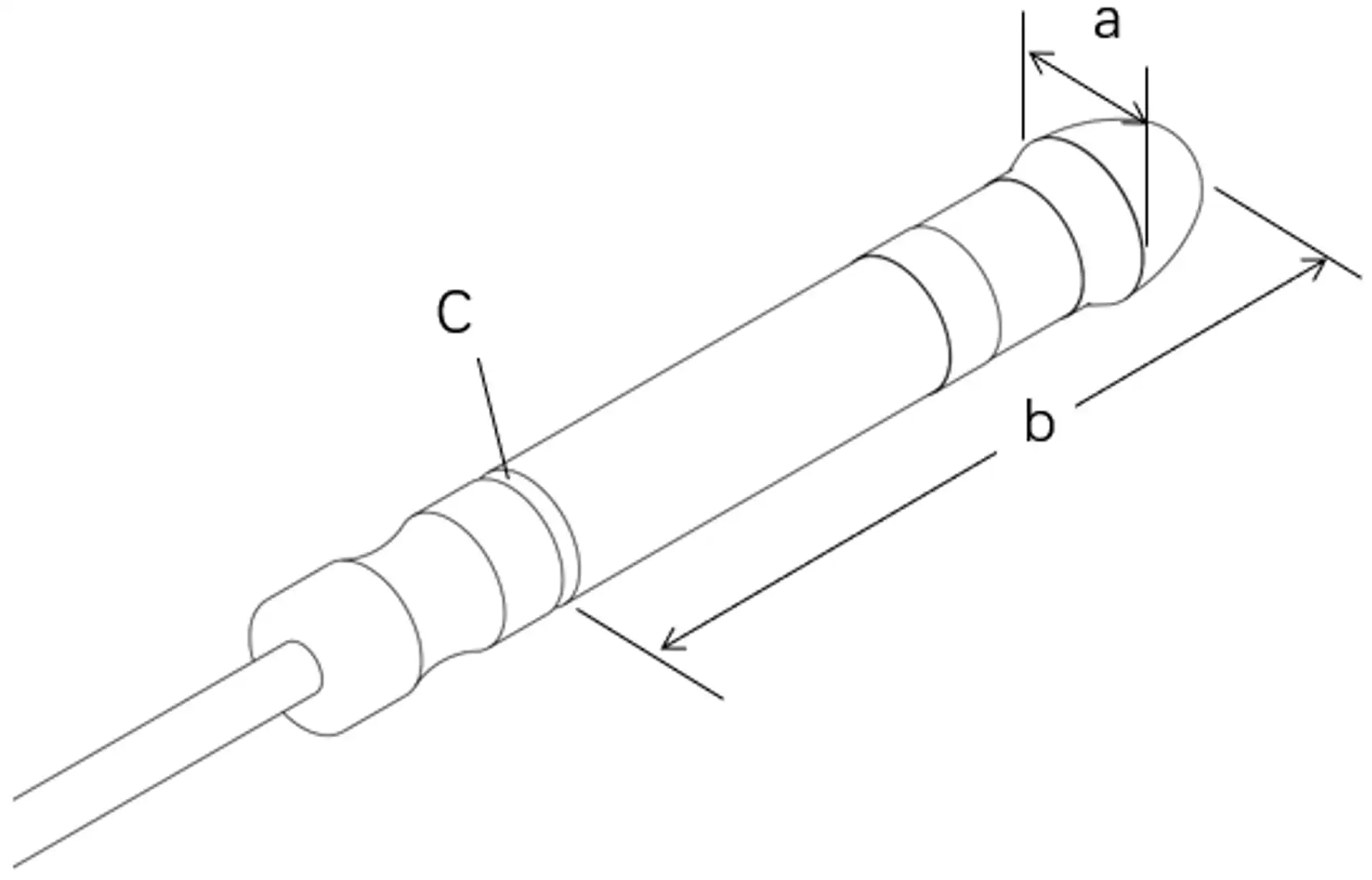 神经和肌肉刺激器用体内电极注册 - 直肠电极放置示意图