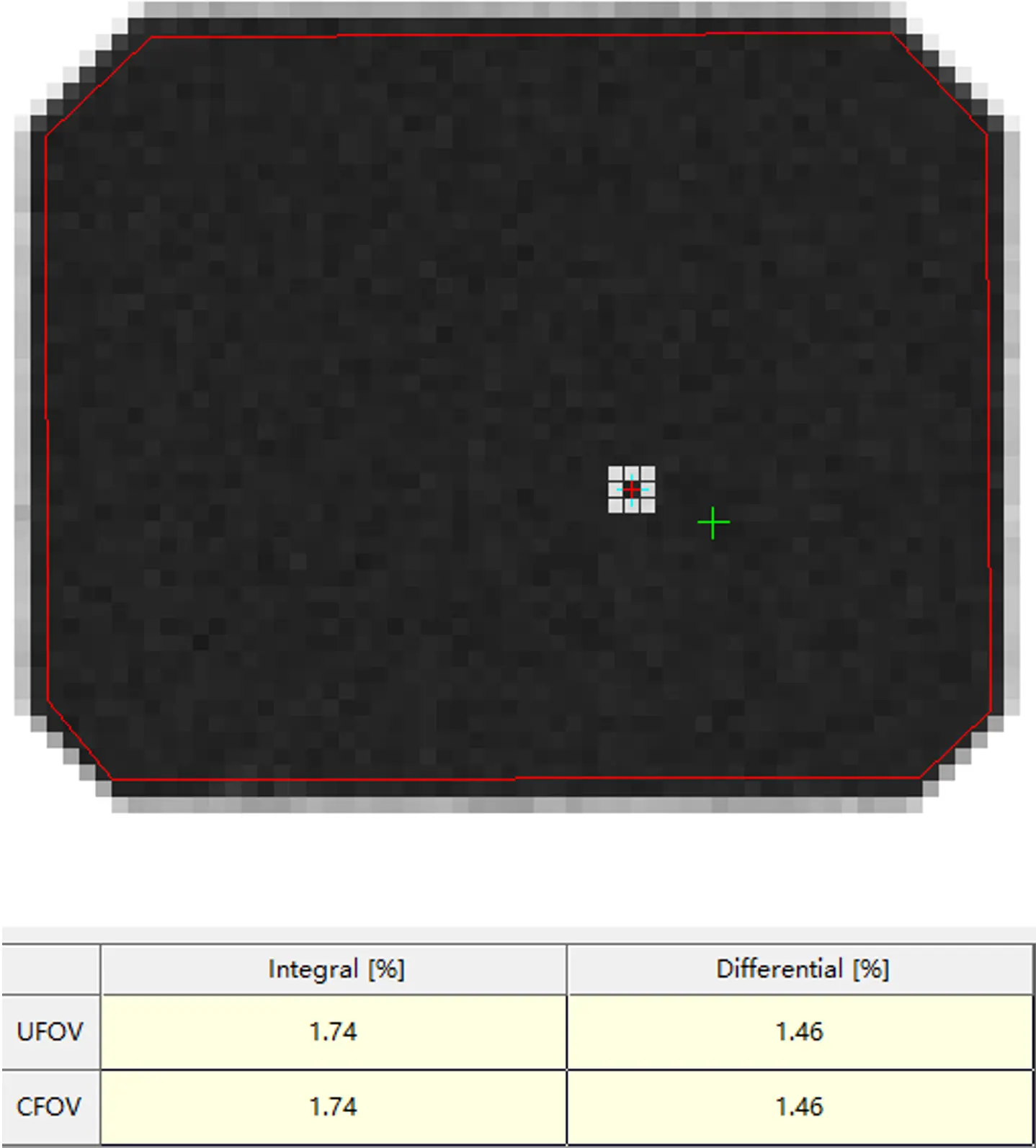 单光子发射X射线计算机断层成像系统注册-固有泛源非均匀性采集图像示例