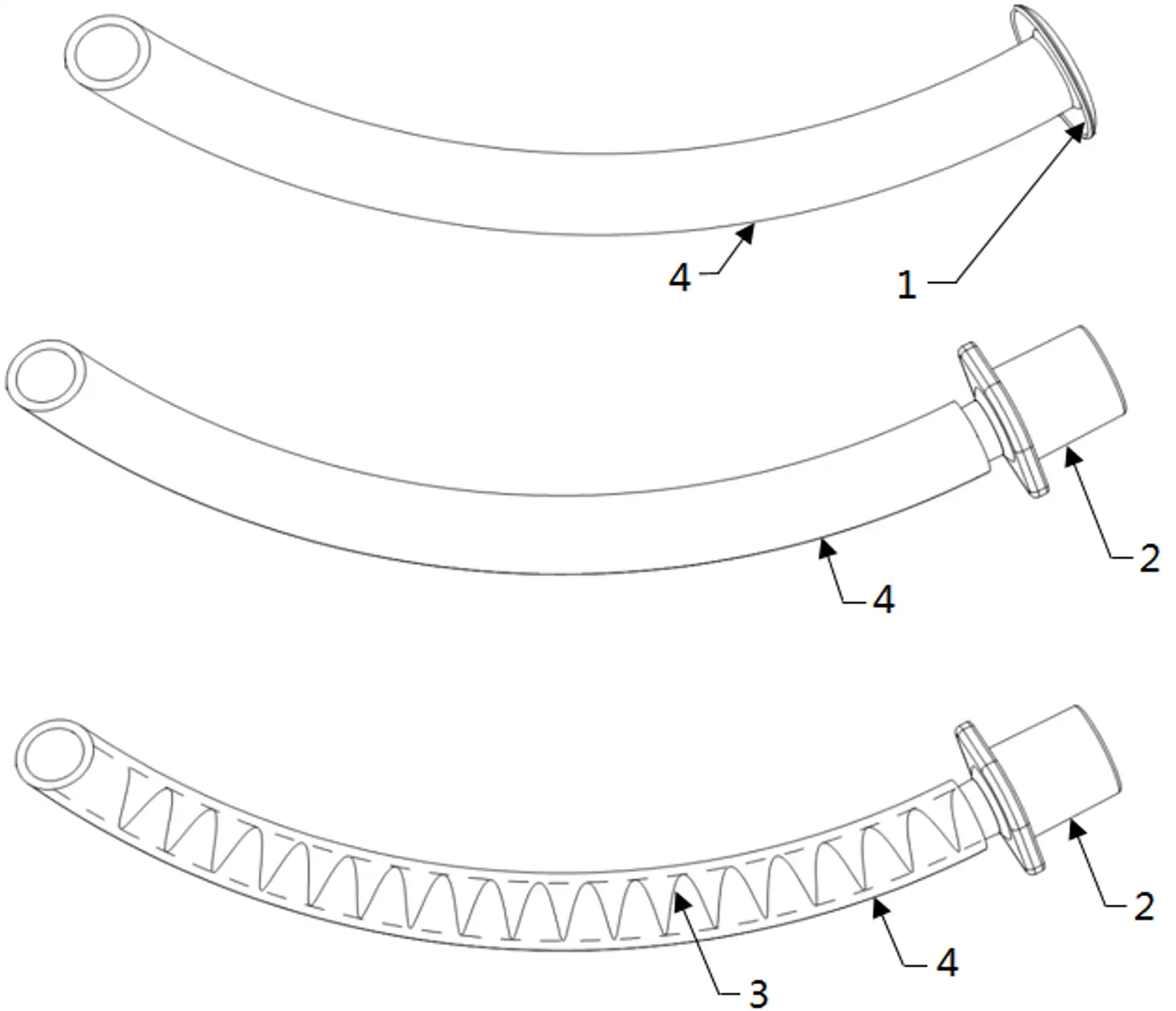 口咽/鼻咽通气道注册鼻咽通气道结构示意图