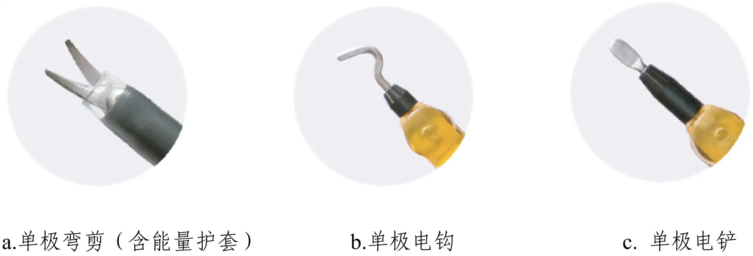 单极手术器械举例图示 腹腔内窥镜手术系统注册审查
