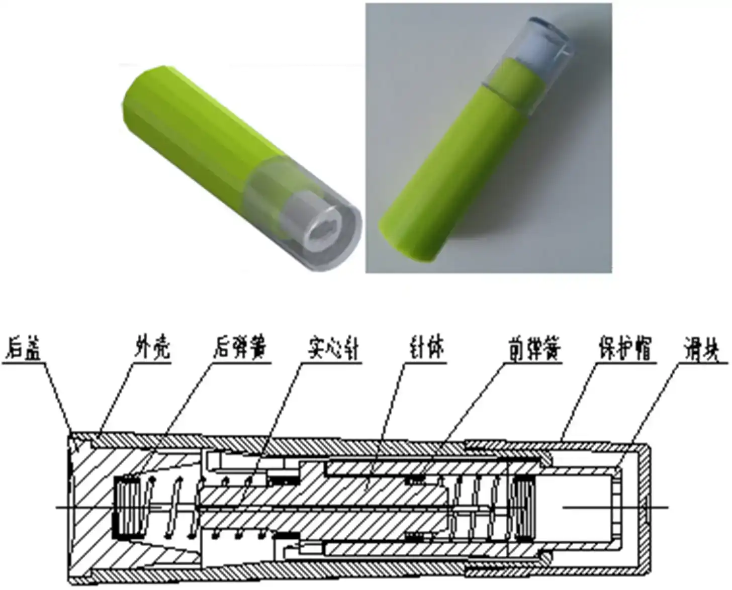 一次性使用末梢采血针产品注册审查 - 独立使用（双弹簧式）