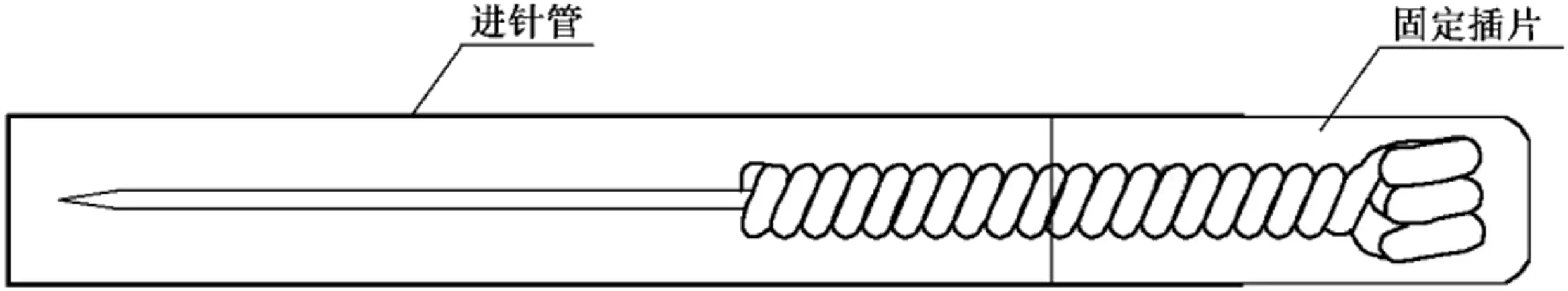 针灸针产品注册审查图3带进针管型式