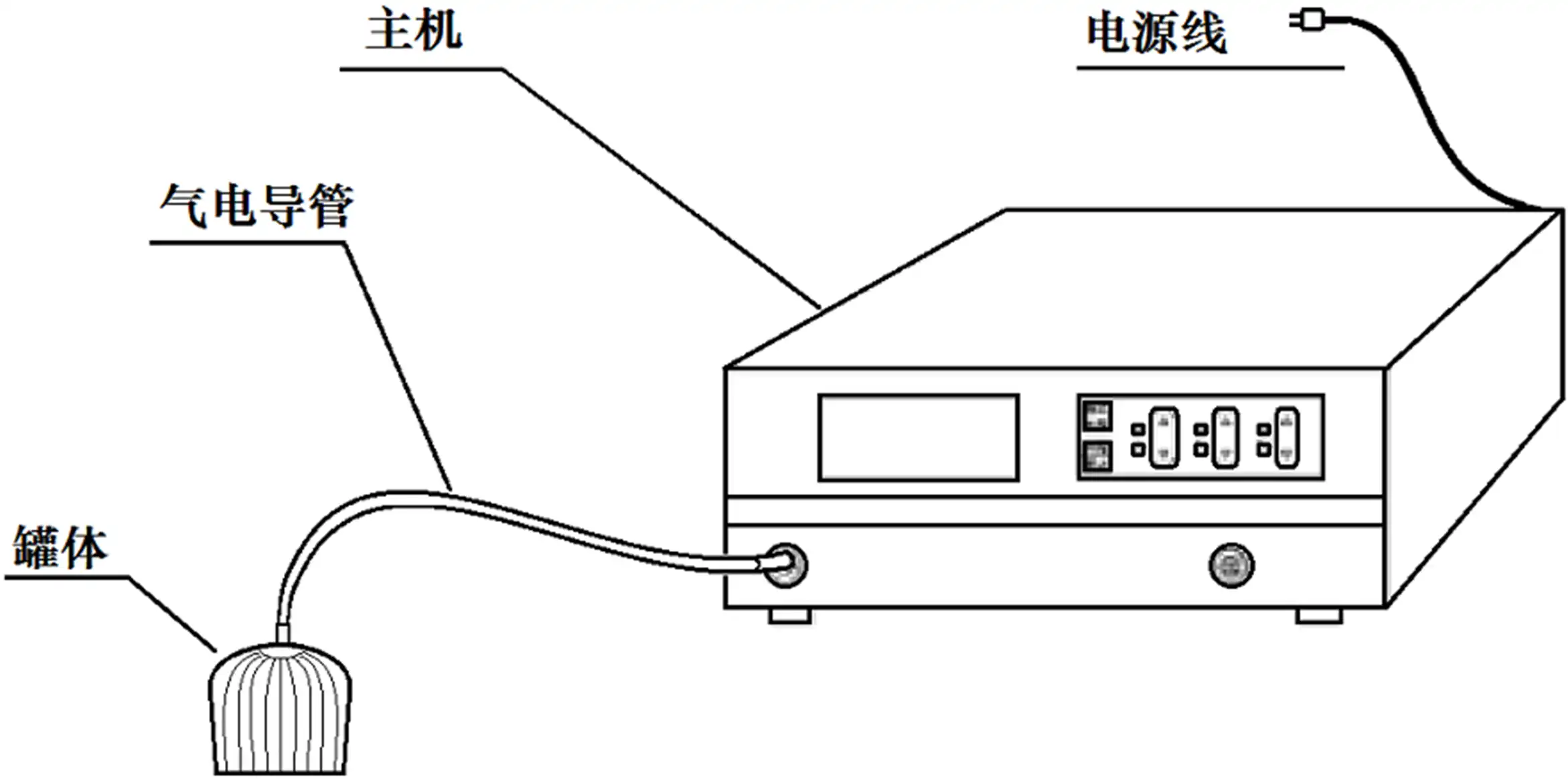 图一：台式电动拔罐器 - 满足电动拔罐器注册审查要求