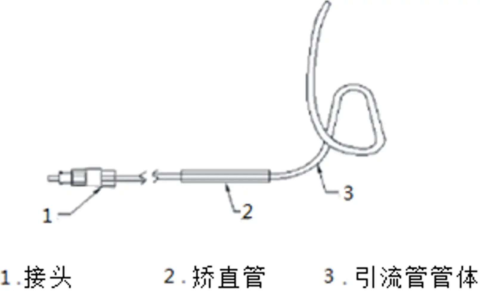 经鼻胆汁外引流管注册审查 - 结构示意图1
