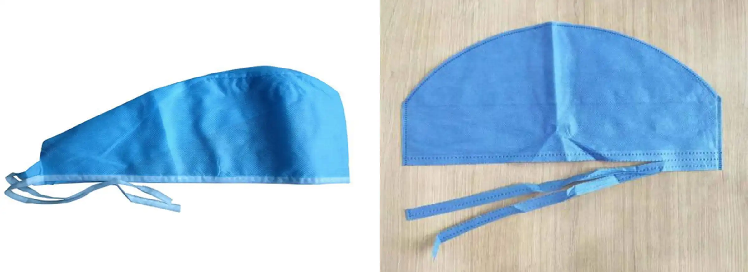 一次性使用手术帽注册审查-系带型示意图