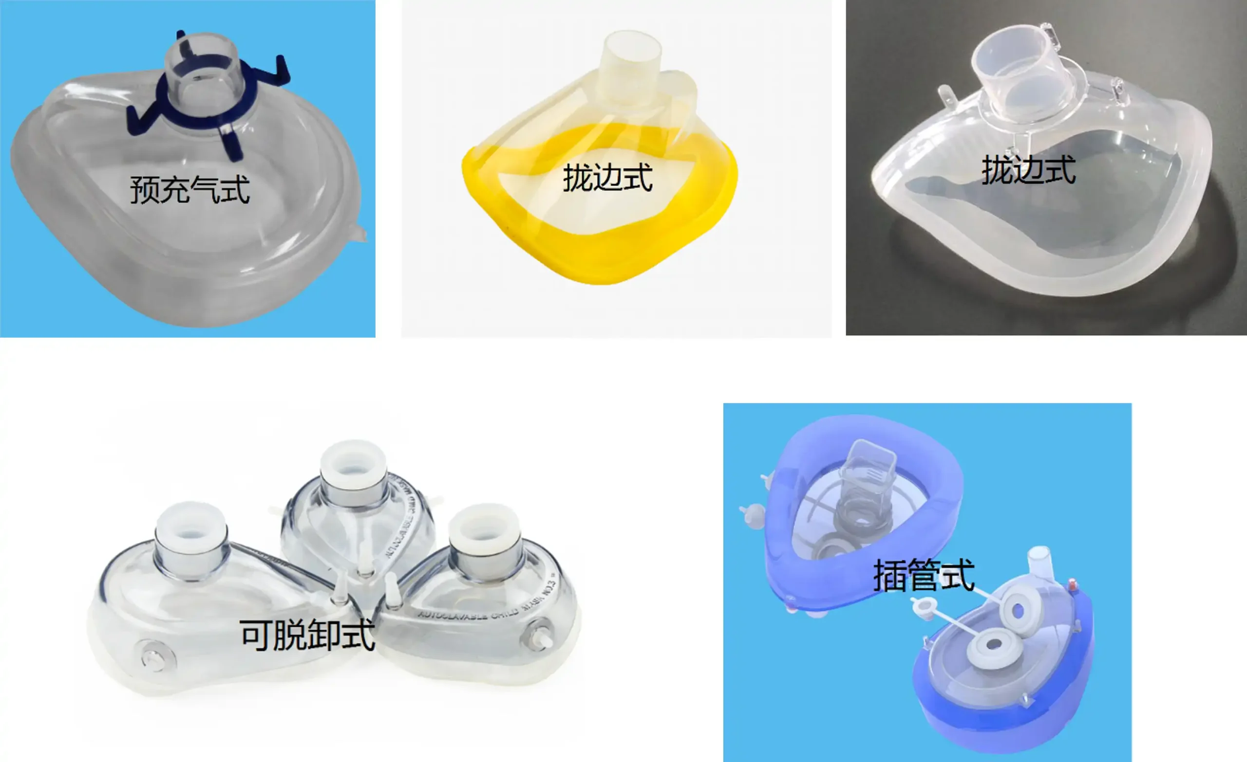 图3其他类型麻醉面罩产品注册审查实物照片